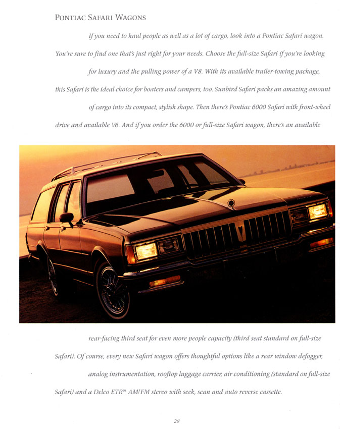 1987 Pontiac Brochure Page 25